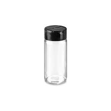 Spice Bottle 115ml Glass Round with Lid - JAR107 