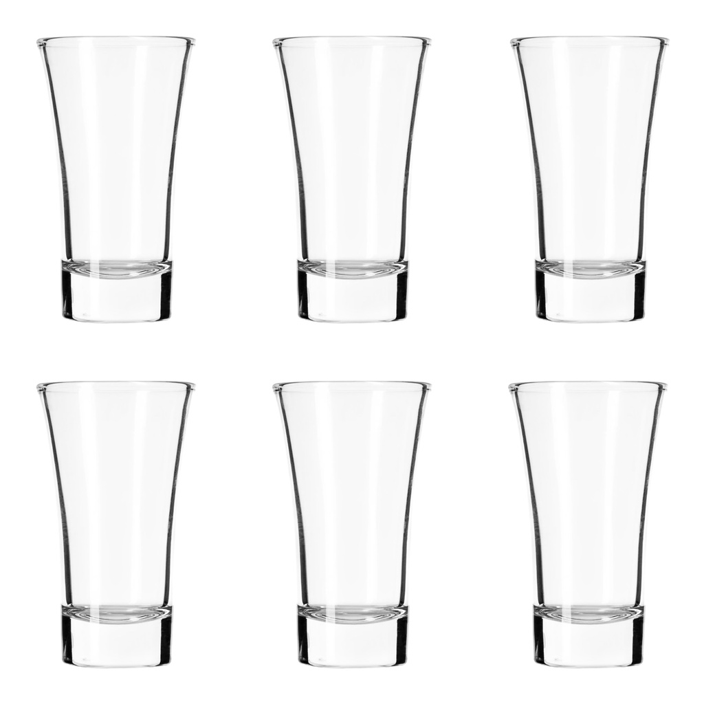 Shot Glass 6pc Set 60ml Niloufar Glass - TU519 