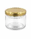 Glass Jar 225ml Salsa with Lid - JAR170