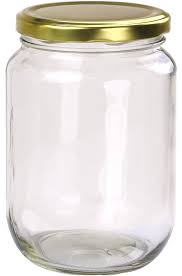 Glass Jar 200ml Round with Lid - JAR118 