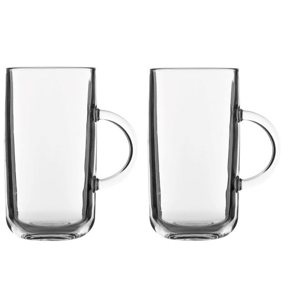 Coffee Mug 2pc Set 270ml Glass - Iconic 55743