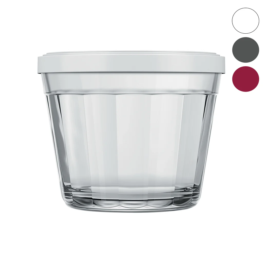 Bowl 350ml Americano with Plastic Lid Assorted Colours - 27748