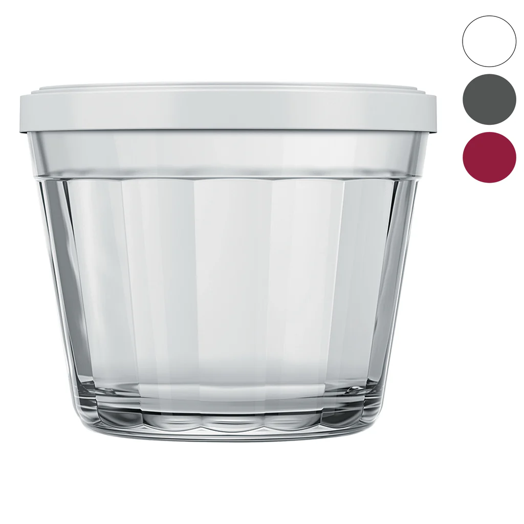 Bowl 150ml Americano with Plastic Lid Assorted Colours - 27746