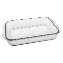 Casserole 5lt (40.5x25x7cm) Rectangular Glass - 27809