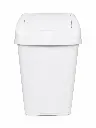 Dustbin 35lt Flip Top White Fantastic - E-244