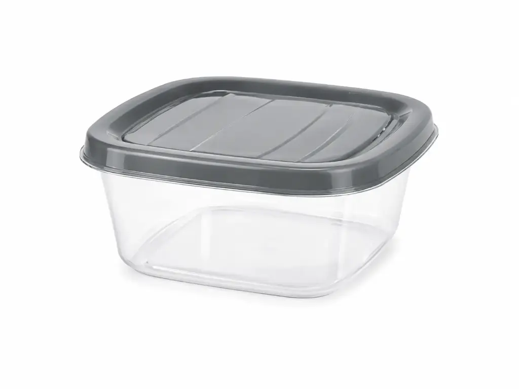 Storage Box 1lt (16x16x7cm) Polybox Plastic - E-764