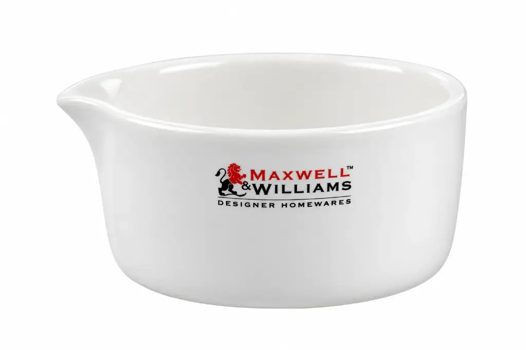 Sauce Bowl 130ml (8x4.5cm) with Pourer White Basics - Maxwell & Williams AX0742