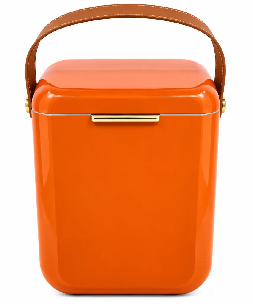 Cooler Box 10lt (38cmx27x18cm) Rectangular with Leather Strap 