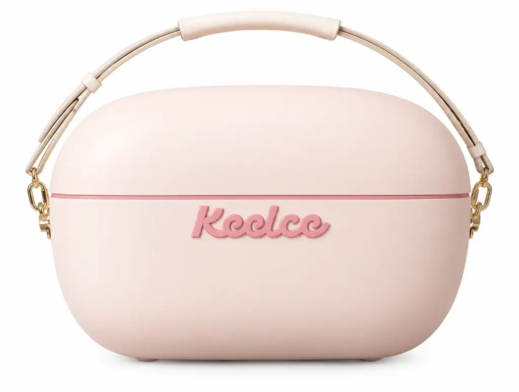 Cooler Box 45x30x26cm Rectangular with Leather Strap - Keeice