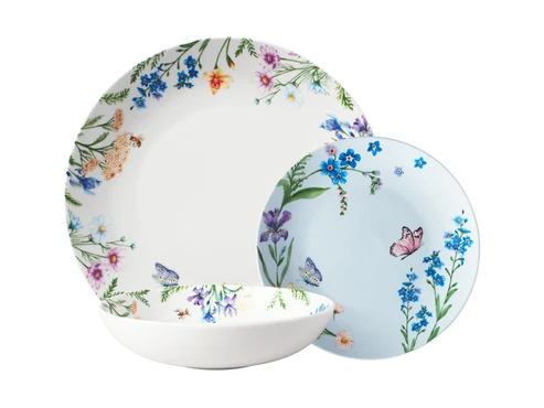 Dinner Set 12pc Coupe Fluttering Meadow - Maxwell & Williams RR0160