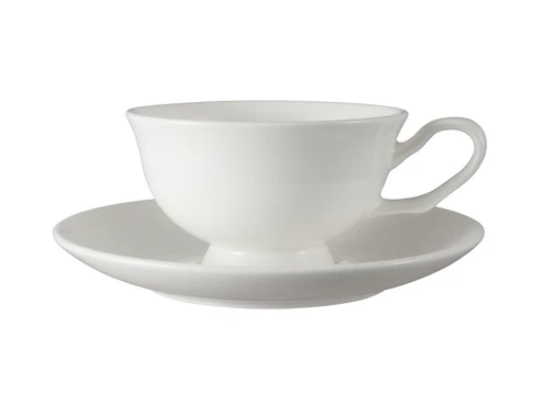 Cup & Saucer 90ml Footed Demi Cashmere - Maxwell & Williams EF0165