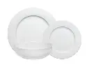 Dinner Set 12pc Urban Rim White Basics - Maxwell & Williams WBA0151