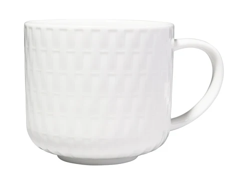 Coffee Mug 440ml Weave White Basics - Maxwell & Williams RR0162