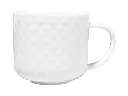 Coffee Mug 440ml Quilted Diamond White Basics - Maxwell & Williams RR0164