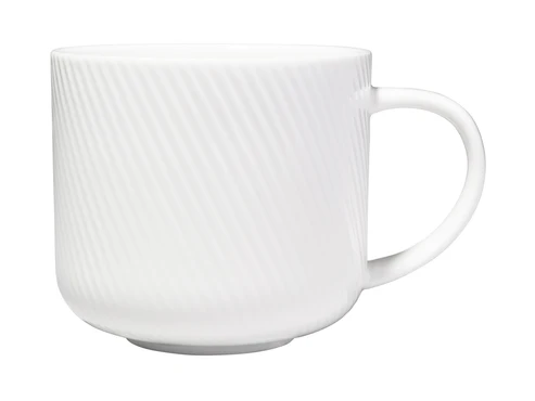 Coffee Mug 440ml Swirl White Basics - Maxwell & Williams RR0163