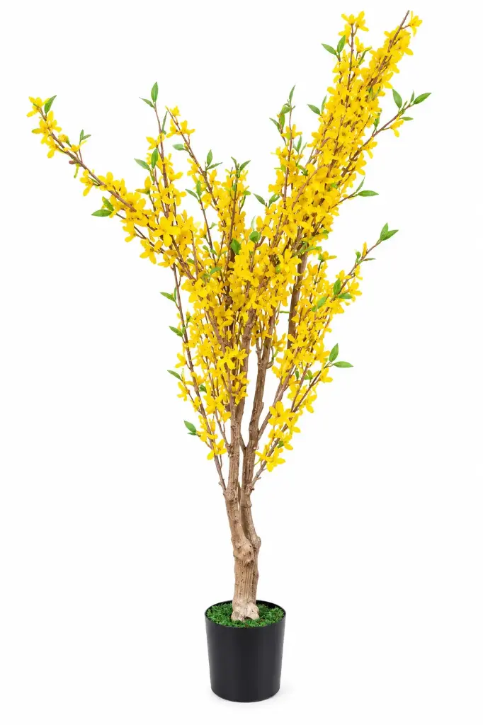 Artificial Tree 140cm Forsythia Yellow - LZ-256