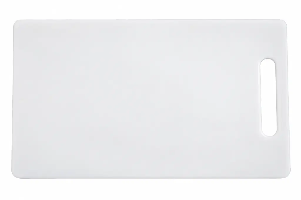 Chopping Board 40x25x1cm Plastic White - 56