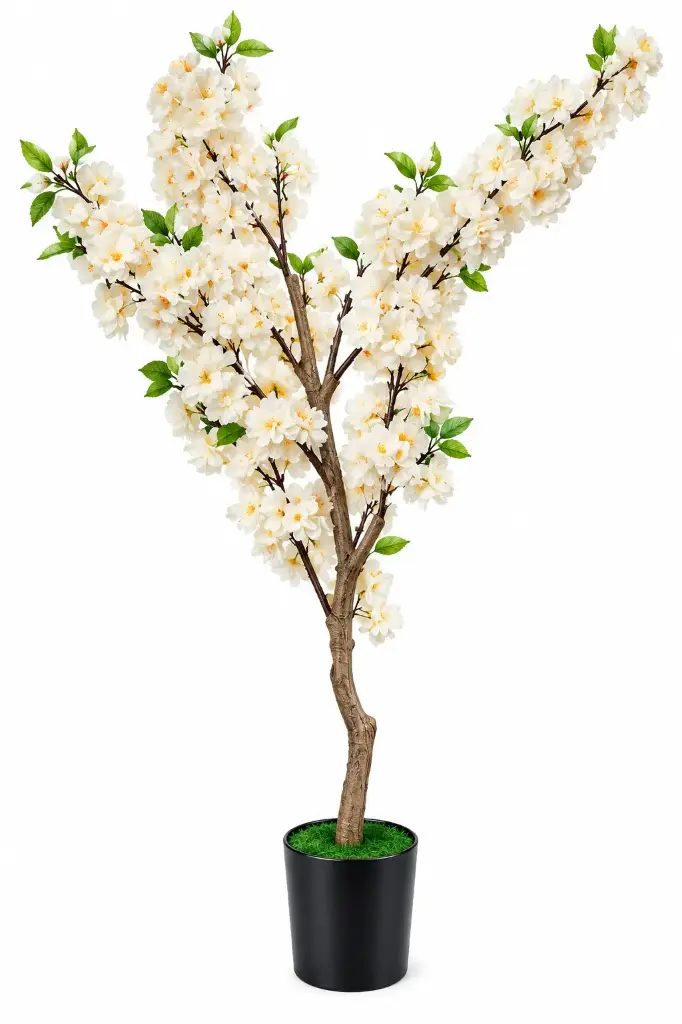 Artificial Tree 130cm Off-White Blossom Tree - LZ-239