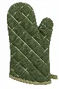 Oven Mitt 30x15cm Quilted Green Premium - Kitchen Essentials 572