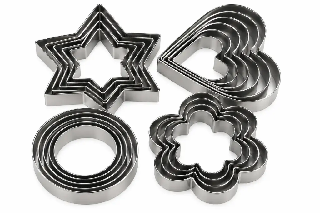 Cookie Cutter 20pc Metal Assorted Shapes & Sizes - Baking Essentials 