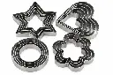 Cookie Cutter 20pc Metal Assorted Shapes & Sizes - Baking Essentials 