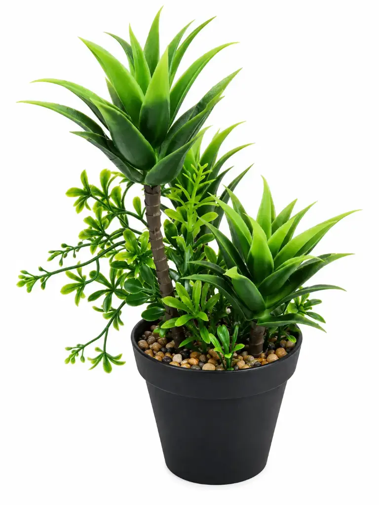 Artificial Succulent 28cm Agave Succulent Potted - YSD-4774