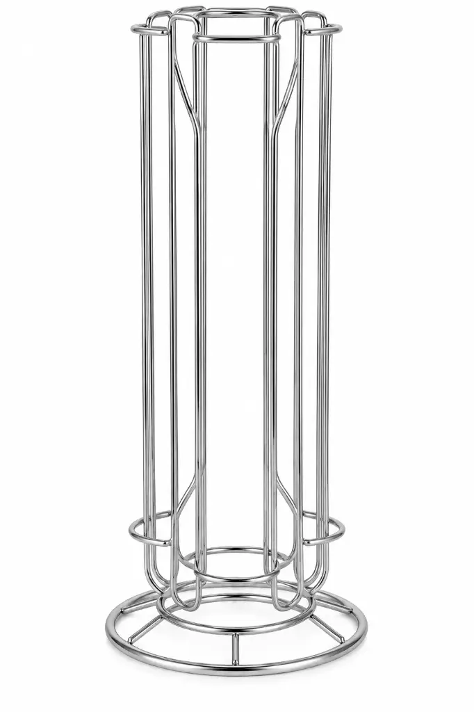 Coffee Pod Holder 18 Pod (11x11x32.5cm) Stainless Steel - 104553