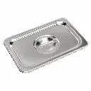 Insert Lid Third (325x175mm) Stainless Steel - Heavy Duty