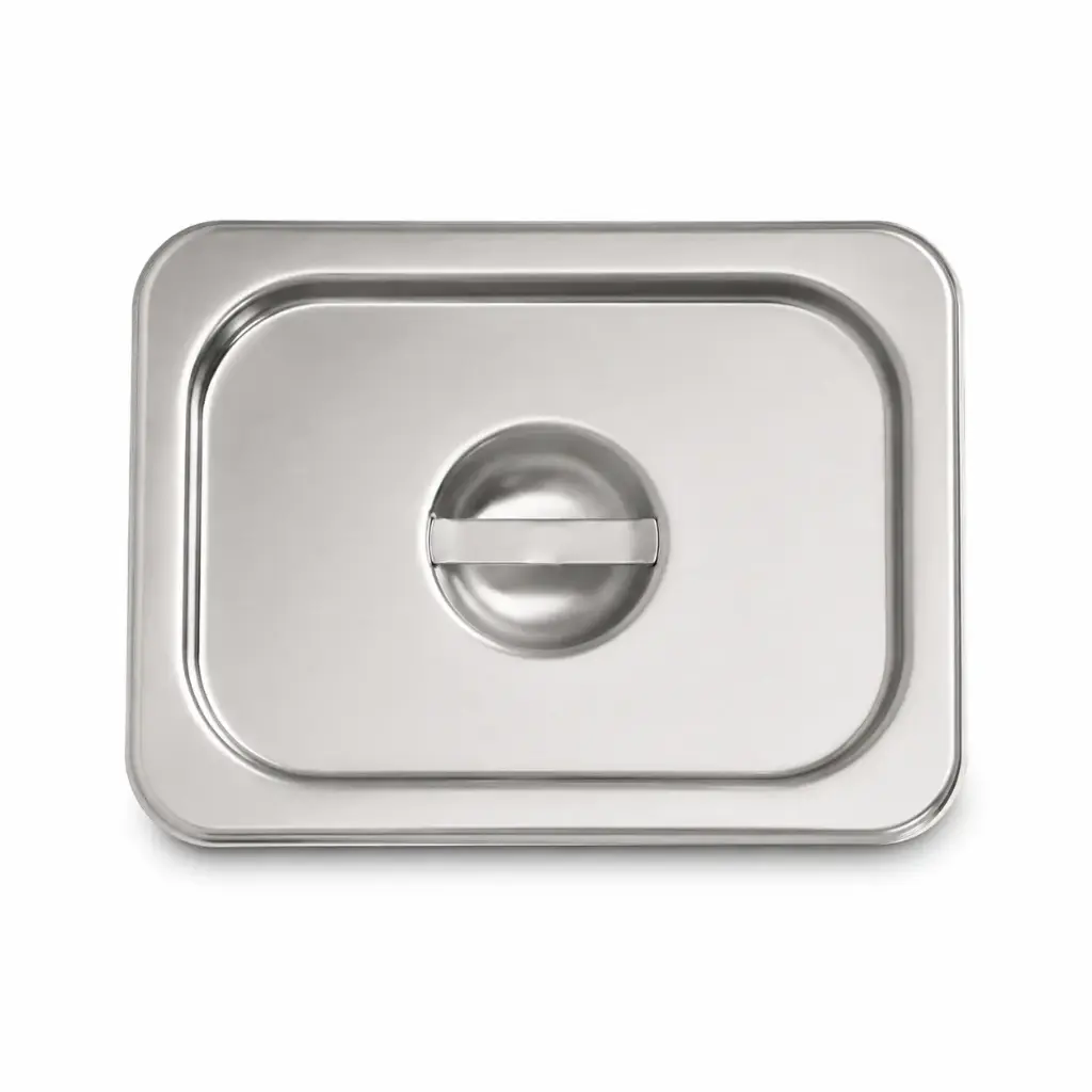 Insert Lid Sixth (176x162mm) Stainless Steel - Heavy Duty