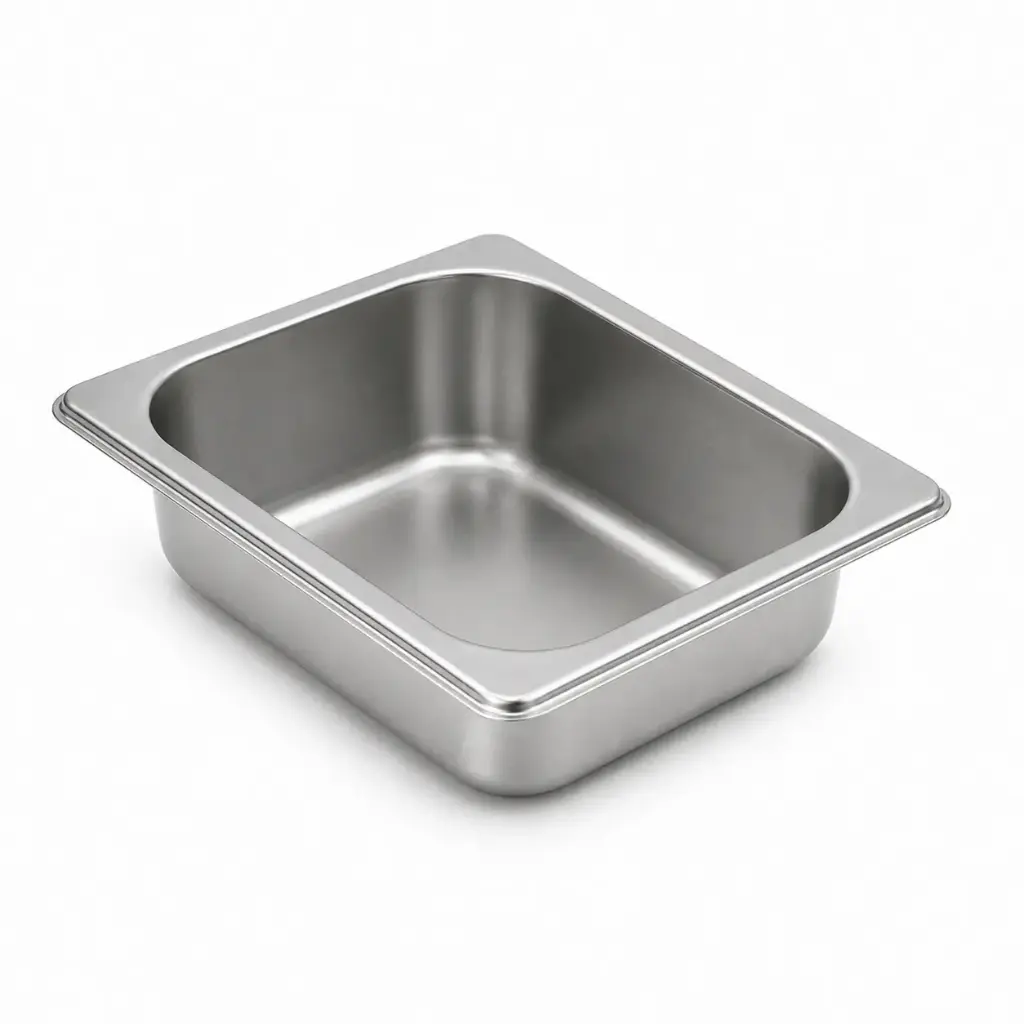 Insert Sixth 65mm (176x162x65mm) Stainless Steel - Heavy Duty