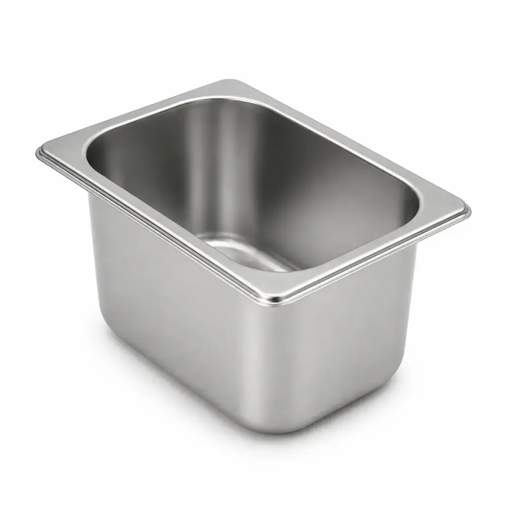 Insert Sixth 100mm (176x162x100mm) Stainless Steel - Heavy Duty