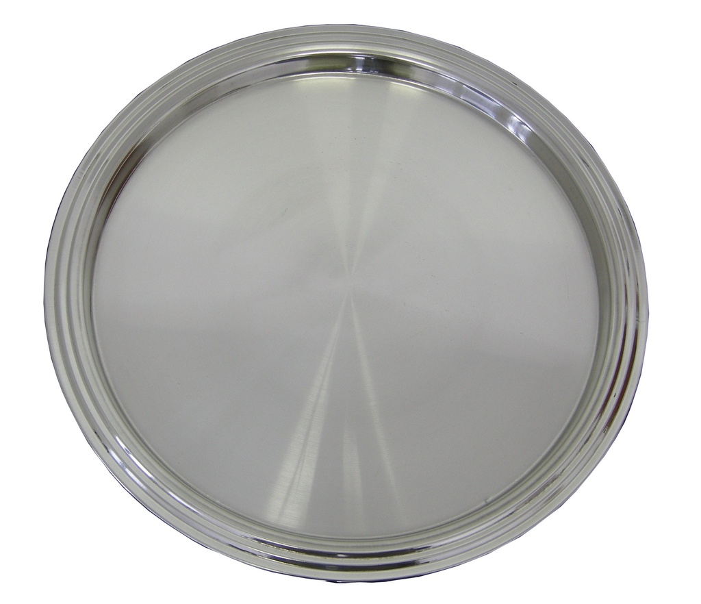 Tray 35cm Round Stainless Steel - RTM35