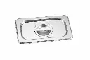 Insert Lid Ninth (175x108mm) Stainless Steel - Heavy Duty 