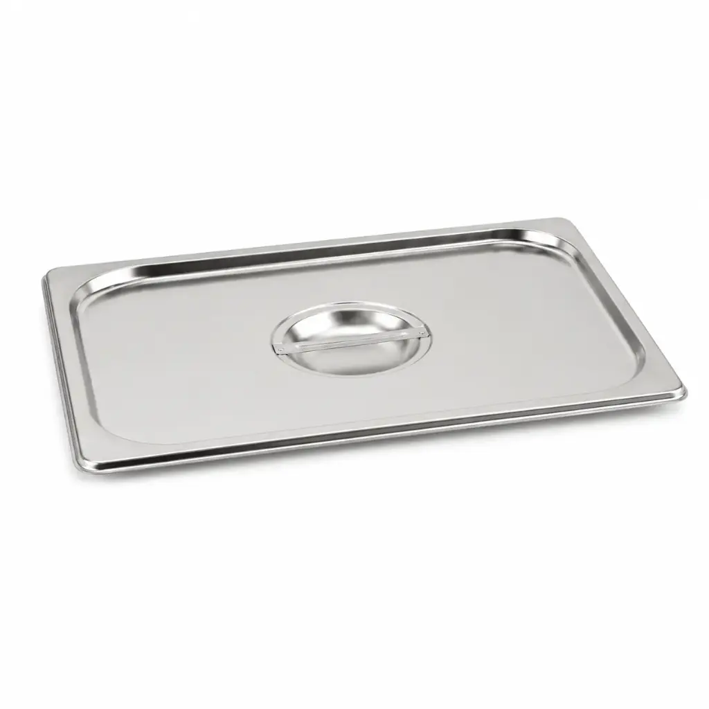 Insert Lid Half (325x265mm) Stainless Steel - Heavy Duty
