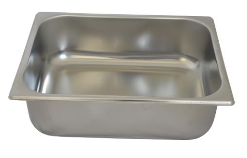 Insert Half 100mm (325x265x100mm) Stainless Steel 