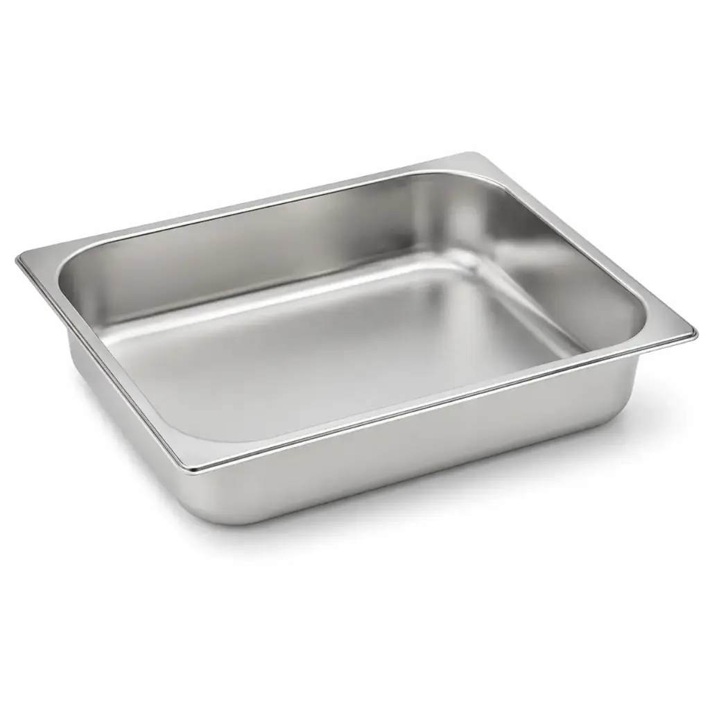 Insert Half 65mm (325x265x65mm) Stainless Steel - Heavy Duty