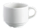 Cup 100ml Espresso Stacking Porcelain Blanco - Continental 