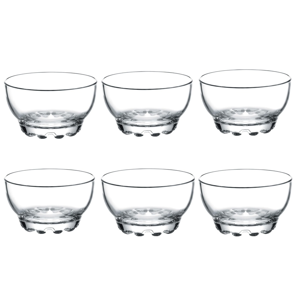 Bowls 6pc Set 280ml Dessert Glass (105x60mm) - Karaman 53523