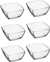 Bowl 16x16x5.5cm 6pc Clear Glass Tokio 53066