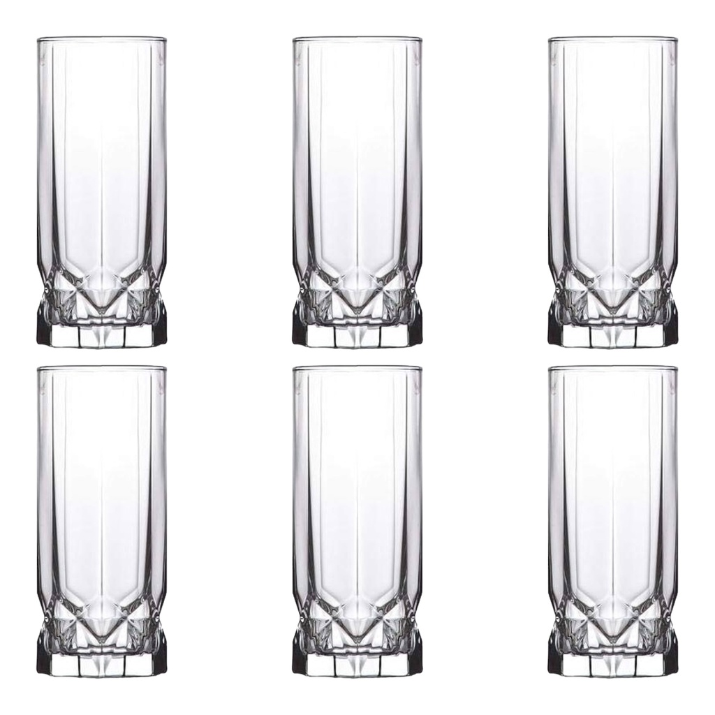 Tumbler Hiball 6pc Set 325ml Glass - Future 41442