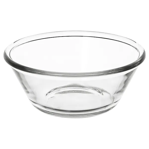 Bowl 33x11cm Glass With Rimmed Lip 53119