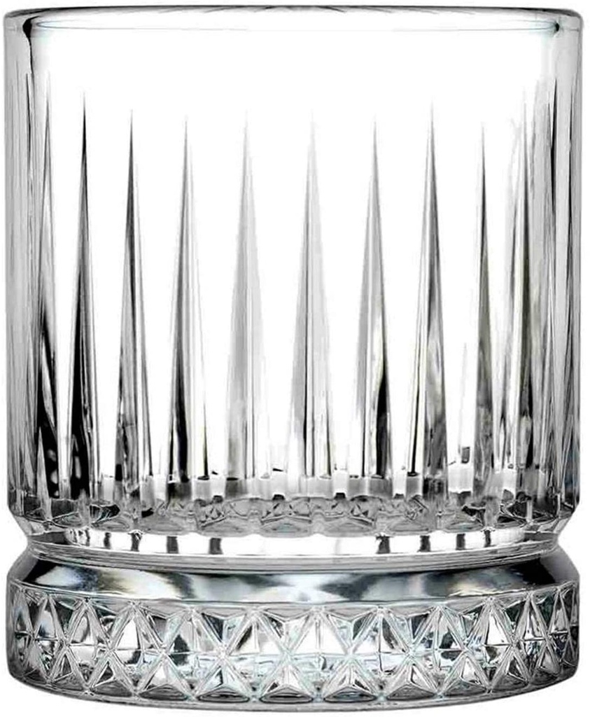 Whisky Glass 4pc Set 210ml Cut Glass - Elysia 520014