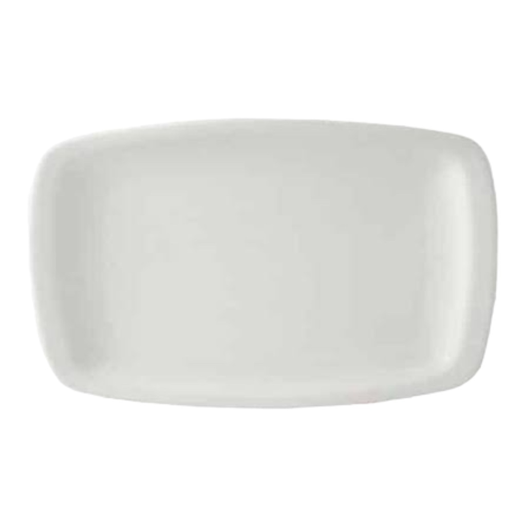 Platter 30x19cm Rectangular White Porcelain - CC15104-1