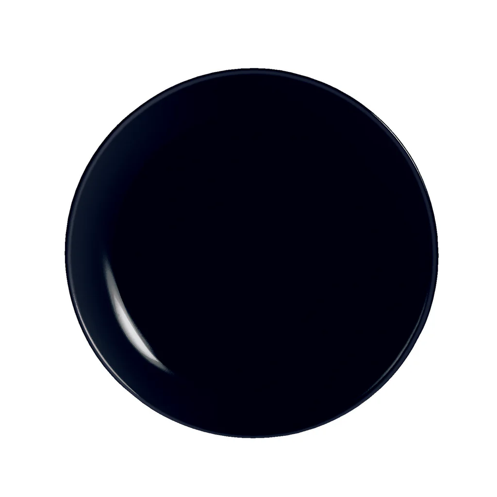 Plate 27cm Opal Black Luminarc 37071