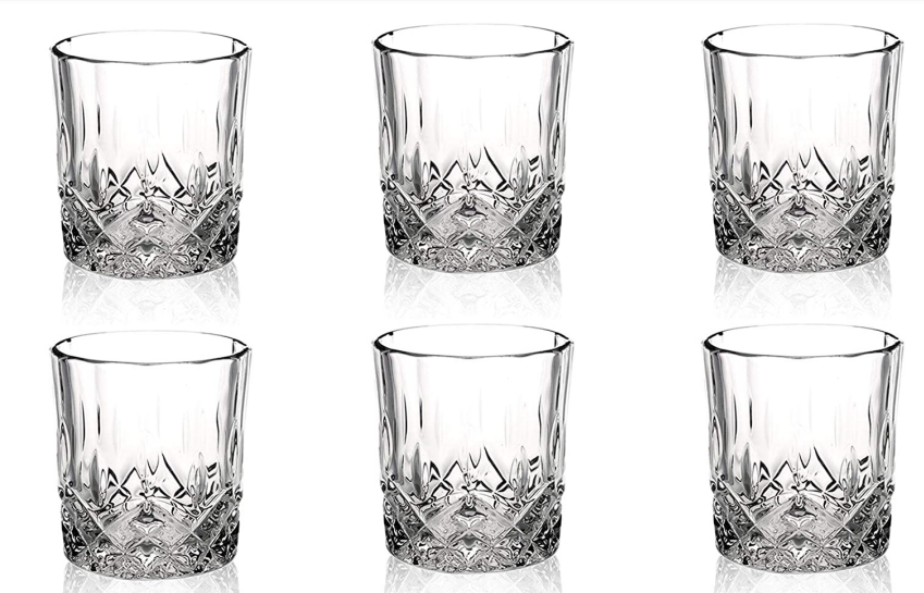Tumbler 225Ml 6Pc Cut-Glass Whisky-Rvt625