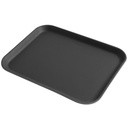 Tray 46x36cm Rectangular Non-Slip Black