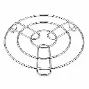 Trivet 18x2.5cm Round Stainless Steel HD - Kitchen Essentials