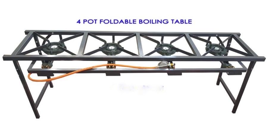 Stove 4 Burner Gas With Removable Legs - Basics Range