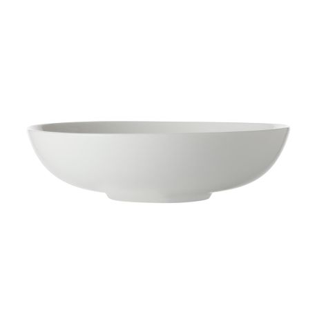 Bowl 18.5x4.5cm Soup/Pasta Coup Shallow White Basics - Maxwell & Williams WBA0122