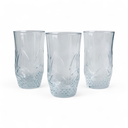 Tumbler 3Pc 280Ml Cut Glass Izmir TU490